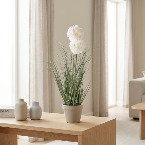Sztuczne rośliny doniczkowe kozia broda sztuczne rośliny w doniczce 58cm | Floristik24.pl