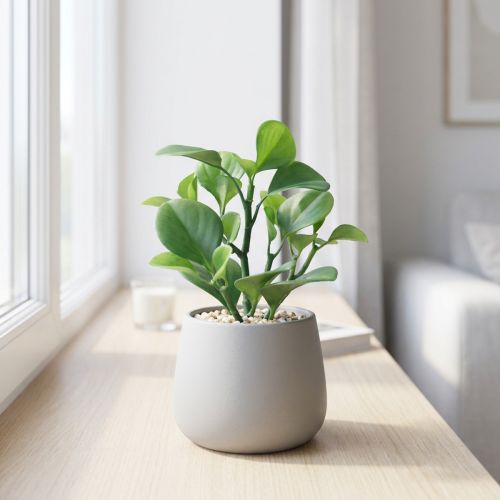 Sztuczna roślina zielona soczysta sztuczna zieleń W14cm | Floristik24.pl