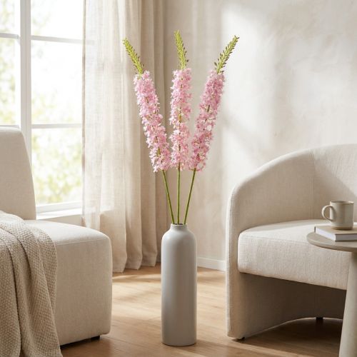 Pikowana świeca Desert Tail różowa 106cm | Floristik24.pl