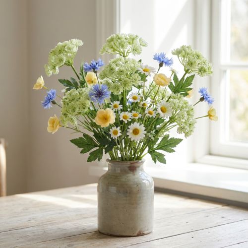 Koper sztuczny biały 49cm 6 szt | Floristik24.pl