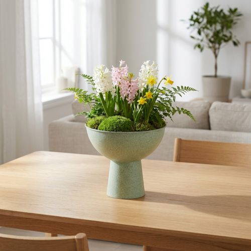 Miska z podstawką na rośliny, miska dekoracyjna, 25cm | Floristik24.pl