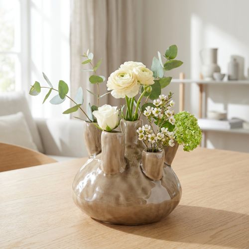 Produkt Dekoracja wazonu marynistycznego koralowy wzór brązowy Ø14,5cm wys.14cm