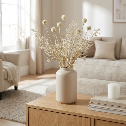 Suche trawy Sztuczna trawa pampasowa Allium krem, beż W60cm | Floristik24.pl