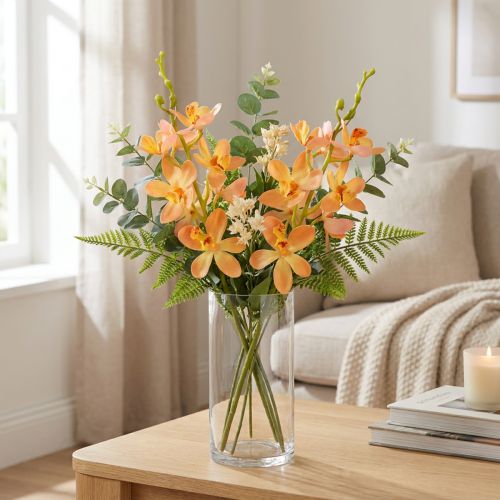 Sztuczna gałązka orchidei 8