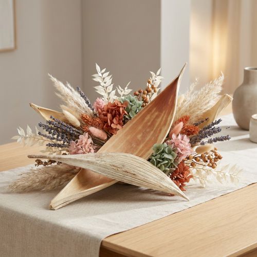 Produkt Skorupki kokosowe, bielone liście kokosa, 22-42 cm, 25 sztuk