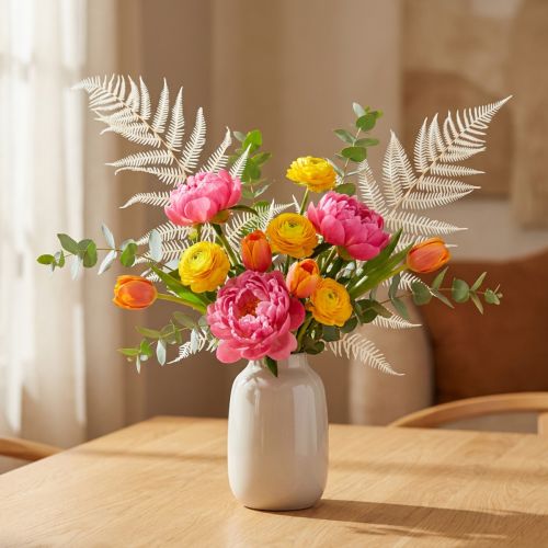 Produkt Liście Paproci Paproć Biała Suszona Bielona 50cm 10 szt