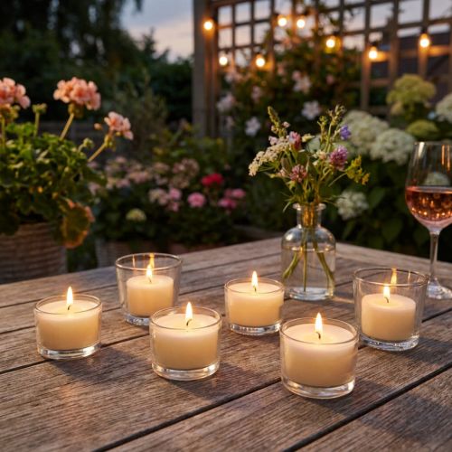 Produkt Podgrzewacze zapachowe Citronella na romantyczne wieczory w domu lub ogrodzie, 25 mm, 7 h, 18 sztuk