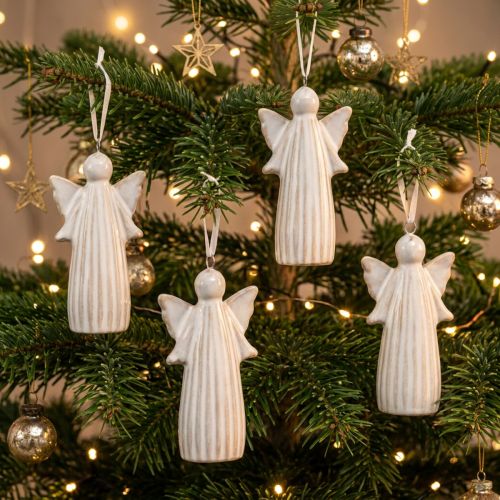 Produkt Aniołek figurka dekoracyjna do zawieszenia na choinkę 8cm 4szt