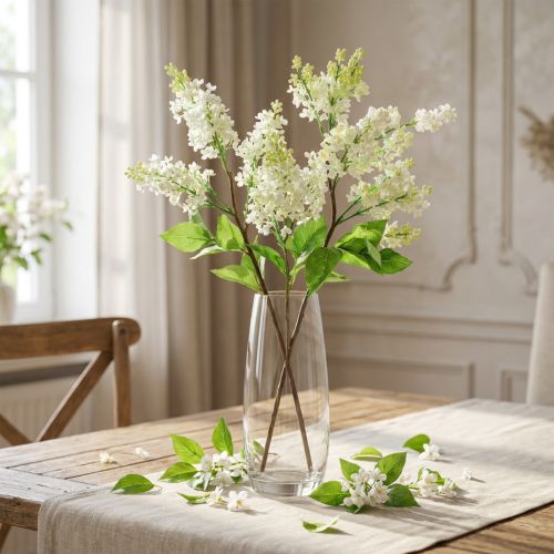 Gałązka bzu biała 84cm | Floristik24.pl