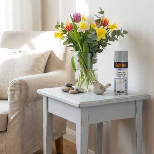 Farba w sprayu, farba vintage jasnoszara, shabby chic 400ml | Floristik24.pl