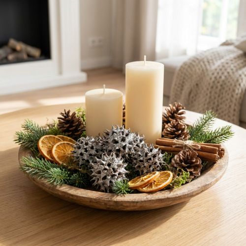 Szyszki Sweetgum Nature Washed White 250g | Floristik24.pl