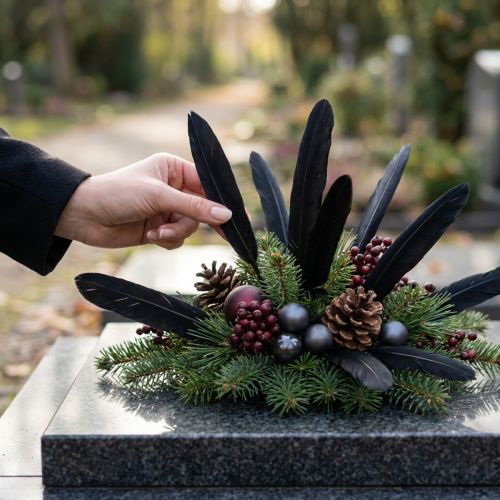 Produkt Czarne Pióra Dekoracyjne Pióra Gęsie Czarne 11-14cm 180 szt