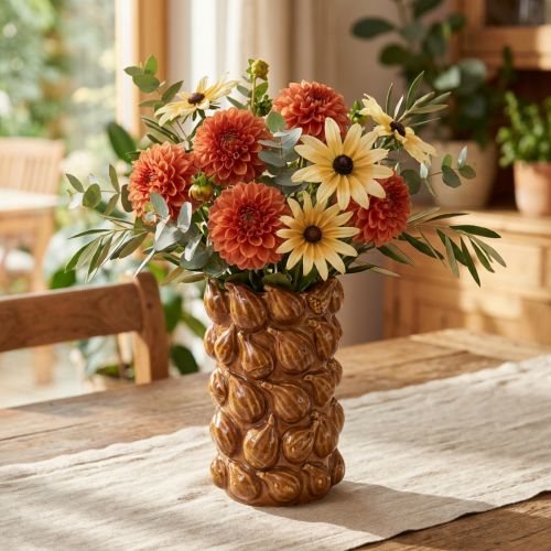 Wazon na kwiaty Wazon ceramiczny śródziemnomorski Ø14cm W22,5cm | Floristik24.pl