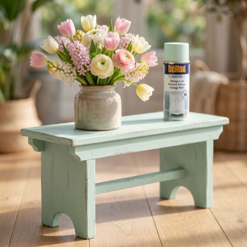 Farba w sprayu, farba vintage jasnozielona, shabby chic 400ml | Floristik24.pl