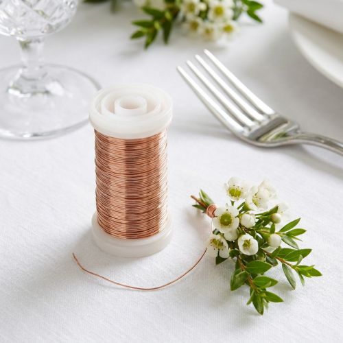 Produkt Drut mirtowy miedziany 0,30mm 100g drut rzemieślniczy florystyka