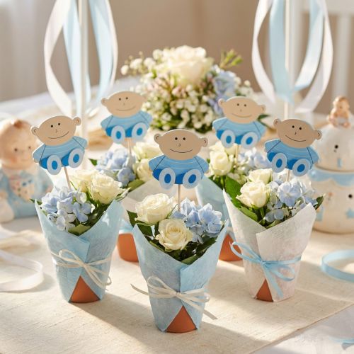 Produkt Wtyczka dekoracyjna baby blue 5cm L25cm 20 szt
