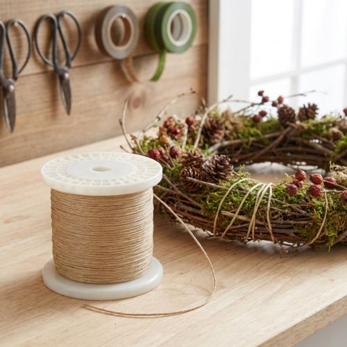 Produkt Drut winoroślowy, naturalny, cienki na szpuli, 0,80mm, 1kg