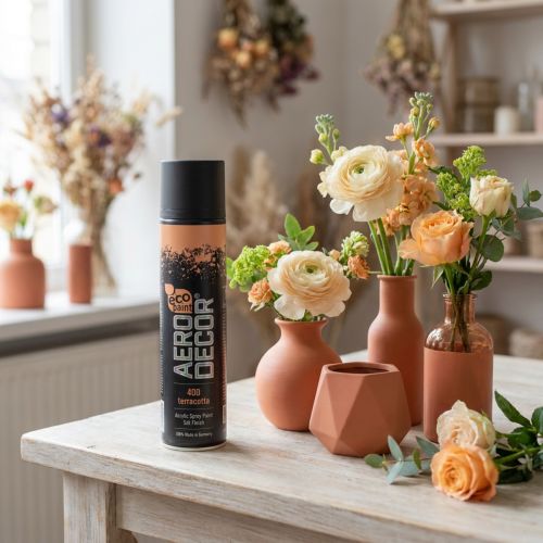Produkt Kolorowa farba w sprayu Jedwabiście matowa terakota 400ml