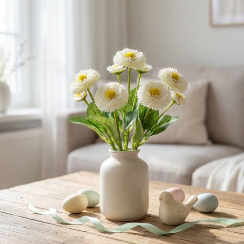 Bellisbund biały 22cm 4szt | Floristik24.pl