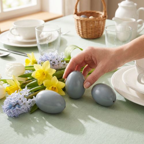 Produkt Jajka gęsie, szare, wydmuszki, dekoracja wielkanocna, opakowanie 10 sztuk