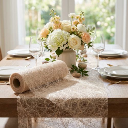 Produkt Deco bieżnik z polaru Sizoweb beżowy 30cm 25m