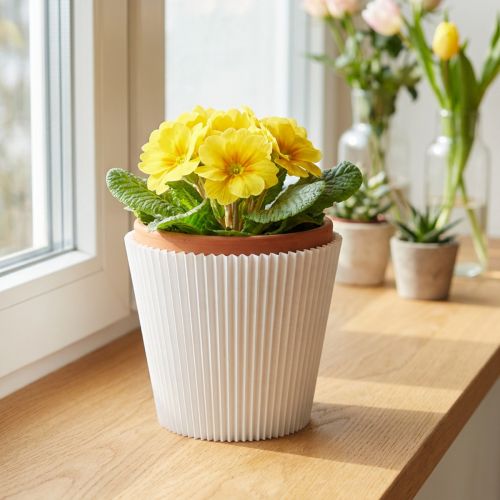 Mankiety plisowane białe 8,5cm 100 sztuk | Floristik24.pl