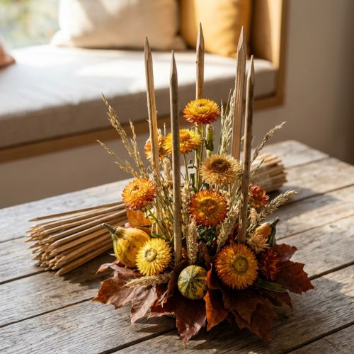 Patyki rozłupane 50cm naturalne 100 sztuk | Floristik24.pl