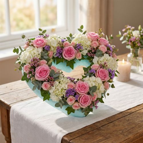 Produkt Serce styropianowe 18cm 2szt