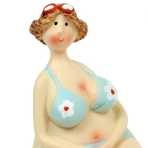 Floristik24 Kobiety z krawędzią bikini stołek letnia dekoracja 15cm 2szt.
