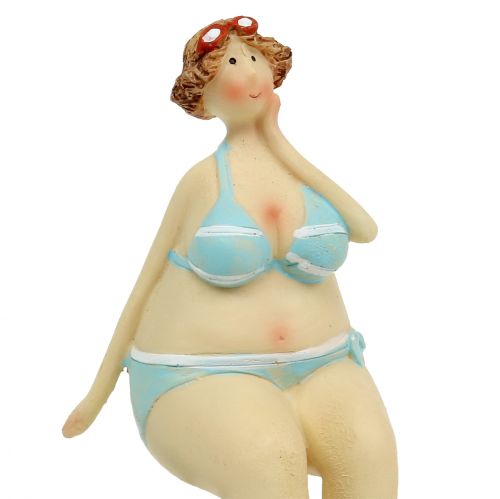 Floristik24 Kobiety z krawędzią bikini stołek letnia dekoracja 15cm 2szt.