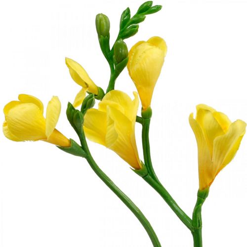 Produkt Frezje, kwiaty sztuczne, frezje w pęczku żółte dł.64cm 6szt