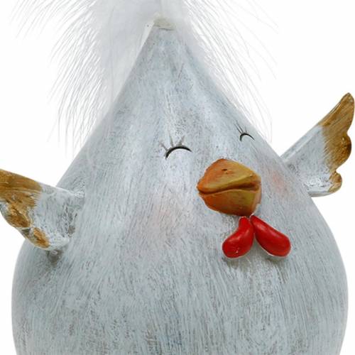 Floristik24 Wesoła wielkanocna kurczaczek, figurka kurczaka, dekoracja stołu, wielkanoc, ozdobna kurczaczek 9cm