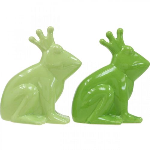 Produkt Dekoracyjna żaba ceramiczna, żaba książęca dekoracja letnia 13×8×16cm 2szt
