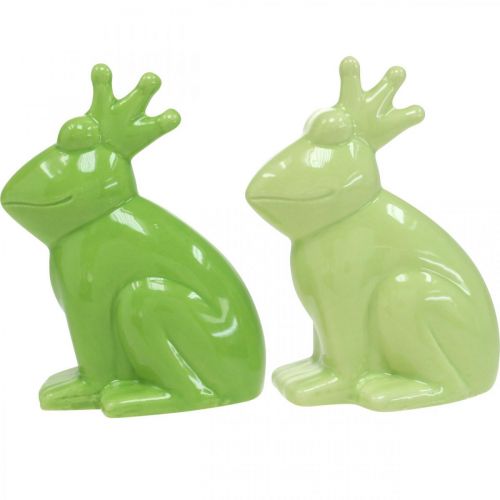 Produkt Ceramiczna figurka dekoracyjna żaby, letnia dekoracja żaby książę 10,5 × 5,5 × 7cm 4szt