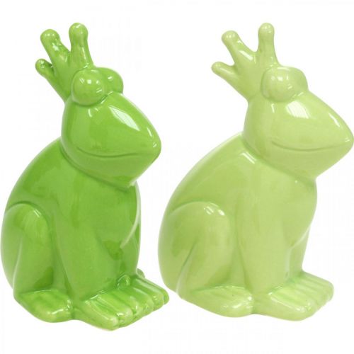 Produkt Ceramiczna figurka dekoracyjna żaby, letnia dekoracja żaby książę 10,5 × 5,5 × 7cm 4szt