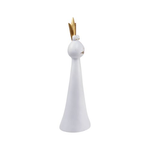 Produkt Dekoracja Żaba Książę Dekoracja Żaba Figura Białe Złoto W19,5 cm 2szt