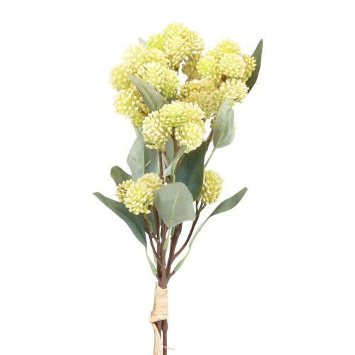 Produkt Gruba Kura Rozchodnik Rozchodnik Zielony Sztuczne Kwiaty 41cm 3szt