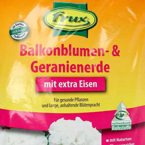 Floristik24 Ziemia balkonowa FRUX do kwiatów i geranium 40l