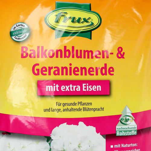 Produkt Ziemia balkonowa FRUX do kwiatów i geranium 40l