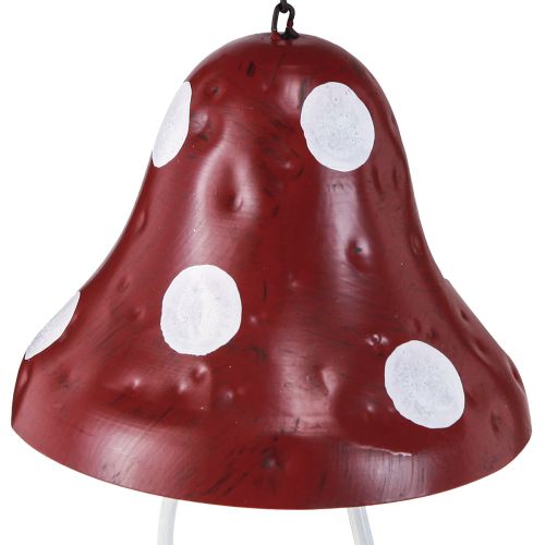 Produkt Stacja karmienia muchomora metalowego do zawieszenia czerwono-biała 25,5cm