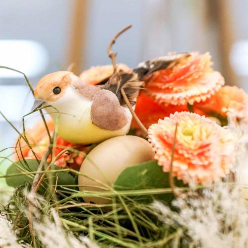 Floristik24 Sztuczna brzoskwinia Daisy w kolorze 24cm 2szt