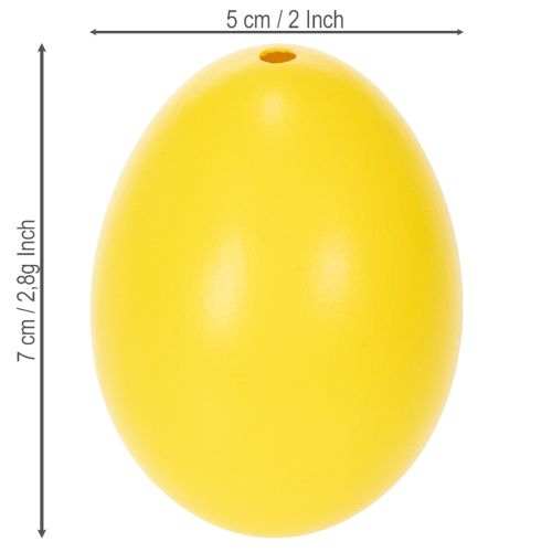 Produkt Ozdoba wielkanocna w kształcie jajek, prawdziwe gęsie jaja do wiosennej dekoracji pokoju, 7 cm, 10 sztuk