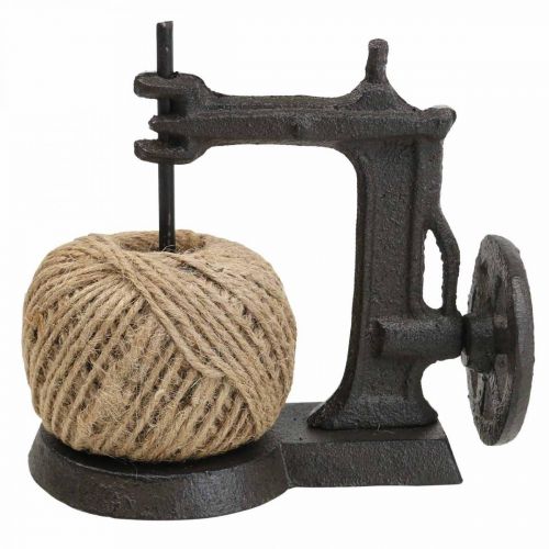Floristik24 Uchwyt nici dekoracyjny żeliwny do maszyny do szycia 17x10x5cm