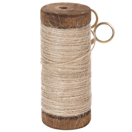 Produkt Szpulka na włóczkę z ozdobnymi nożyczkami Ø6,5cm wys.15cm 2 szt. Styl vintage