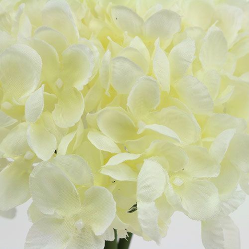 Floristik24 Kwiaty sztuczne Hortensja pęczki białe L27cm