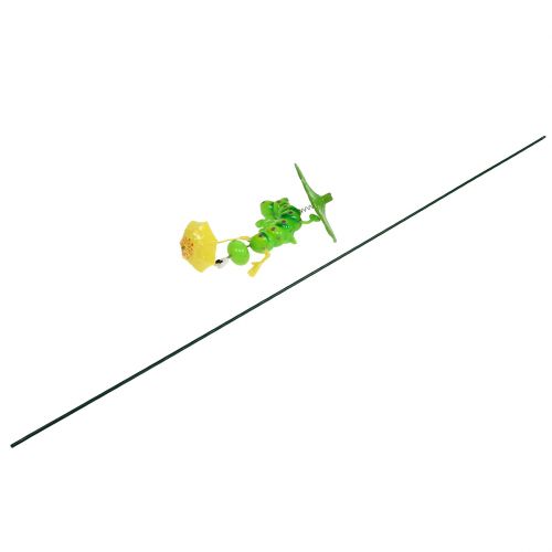 Floristik24 Gąsienica z parasolką na patyku 74cm
