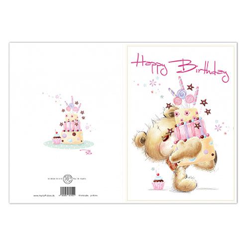 Floristik24 Kartka urodzinowa "Happy Birthday" 5szt.