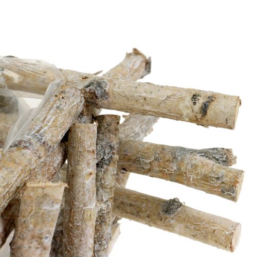 Floristik24 Planter Gałęzie Brzozy White Washed 28cm x 28cm H10cm