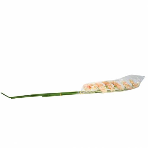 Floristik24 Gerbera sztuczna brzoskwinia 62cm 6szt