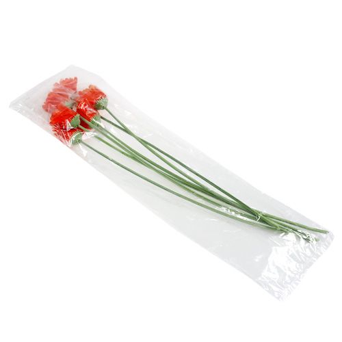 Floristik24 Gerbera Pomarańczowa Ø10cm L55cm 6szt